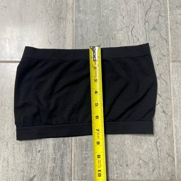 Sugarlips Seamless Strapless Bandeau Tube Top – Black, One Size (Fits XS–S) - Picture 5 of 5